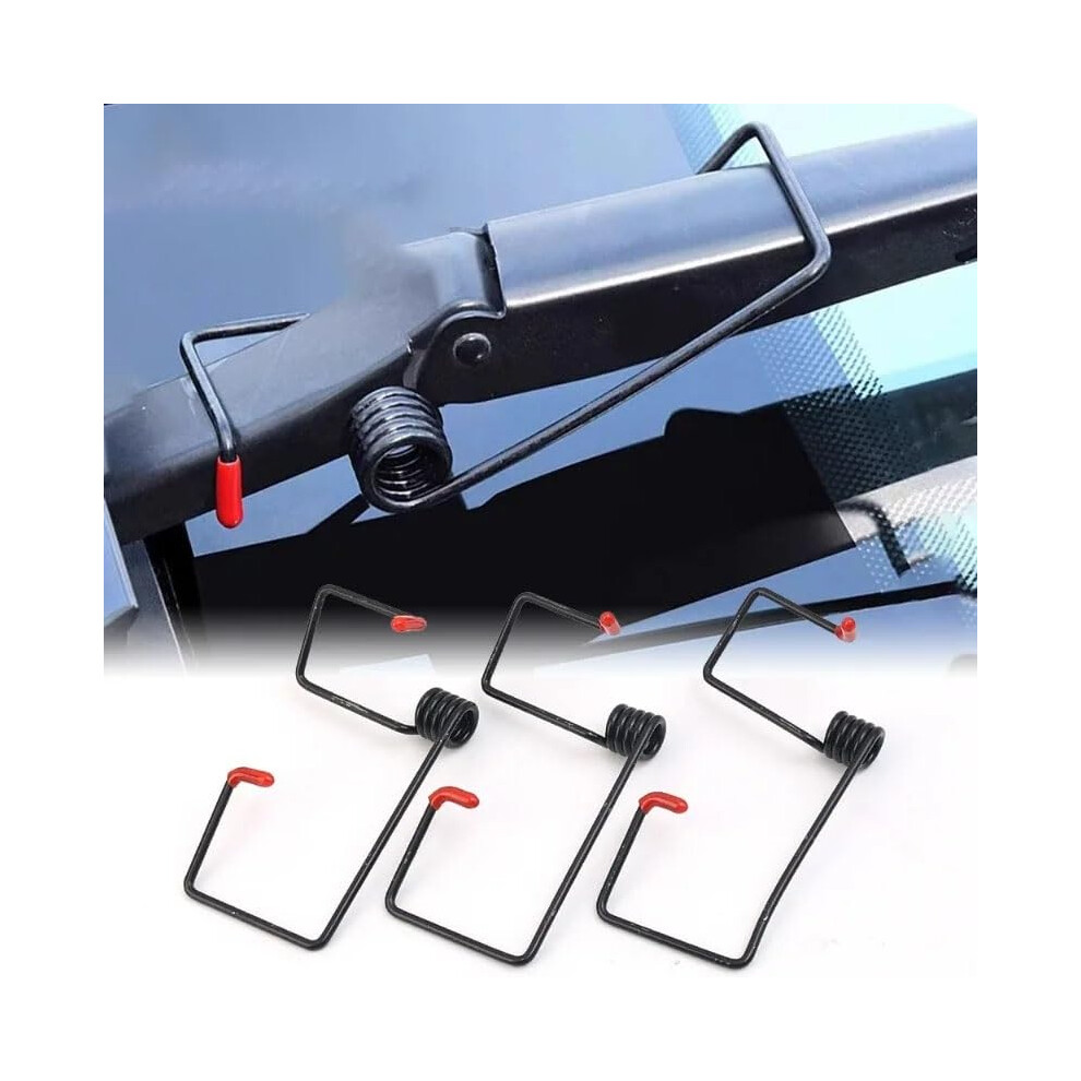 Windshield Wiper Arm Spring Pressure Booster Kit, Universal Heavy Duty Replacement Set For Enhanced Allweather Visibility 9073542100591