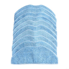 Robot Vacuum Mop Cloths for Tefal Xplorer Serie 75 S+ RG8597W, Tear‑Resistant Microfiber Pads, 10 Pack