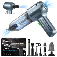 Cordless Car Vacuum Cleaner 12000PA Power Brushless Motor, 3 in 1 Handheld Vacuum with HEPA Filter