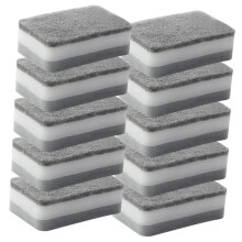 10Pcs Reusable Non Scratch Kitchen Cleaning Sponges Durable Triple Layer Dish Scrubber Sponges for Pots and Pans