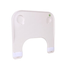 Wheelchair Tray Table with Cup Holder, Adjustable Stable Surface, Quick Attach Removal for Eating and Reading