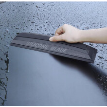 Car Window Wiper Silicone Squeegee Scratch Fast Drying Blade with Ergonomic Grip for Vehicle Cleaning