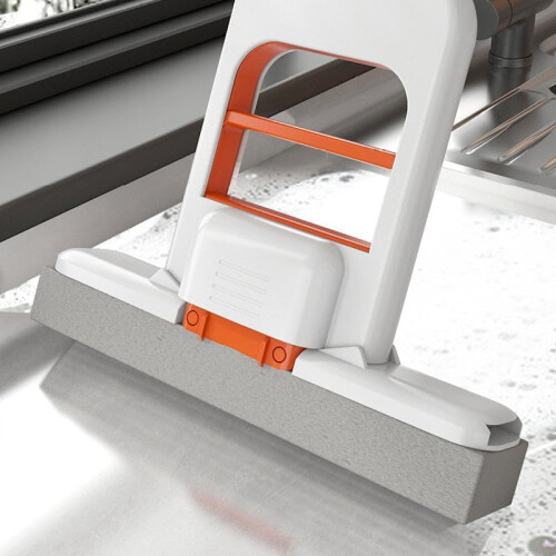 Mini Foldable Desktop Mop with Squeeze Function, 180 Rotating Head for Fast WetDry Cleaning in Home and Office 2