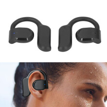 Black BT5.4 Earbuds 10m, 2x50mAh+600mAh, IPX7