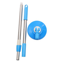 Spin Mop Replacement Handle Stainless Steel 360 Rotating Pole Lightweight Durable Easy Install