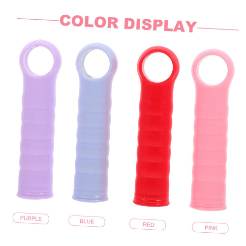 4pcs Mop Handle Replacement with Ergonomic Non‑Slip Grip and Broom Handle End Caps 2