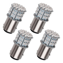 1157 Red LED Brake Tail Light Bulbs 12V Ultra Bright 500LM 4PCS BAY15D LongLife for Car Truck RV