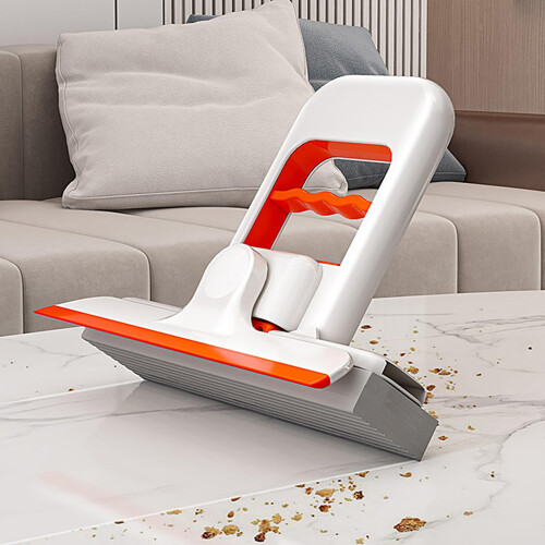 Self Squeezing Mini Cleaning Mop Foldable DualSided Absorbent Design for Kitchen Bathroom and Car 1