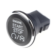 Keyless Go Start Stop Button Ignition Switch Replacement for Dodge Jeep Chrysler 5MZ931X9AA 1FU931X9AC Durable Fit
