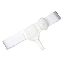 Adjustable Inguinal Hernia Belt for Men with Targeted Pressure Pads, Comfortable Daily Support Truss, White
