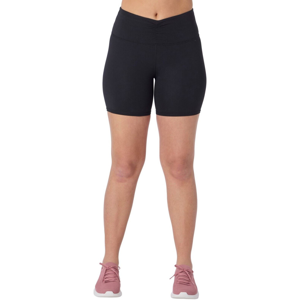 Skechers (, ) Goflex Slim 6" Bike Short Polyester Women's Black Activewear Shorts