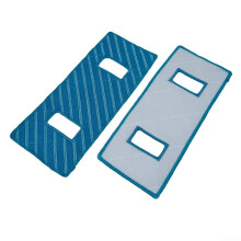 2 Pack Microfiber Mop Replacement Pads for NHVS1415 Vacuum Cleaner, Washable Reusable Deep Cleaning Cloths