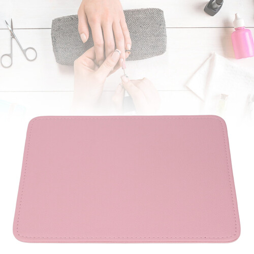 Pink Litchi Pattern Nail Art Table Mat 38x29cm 1