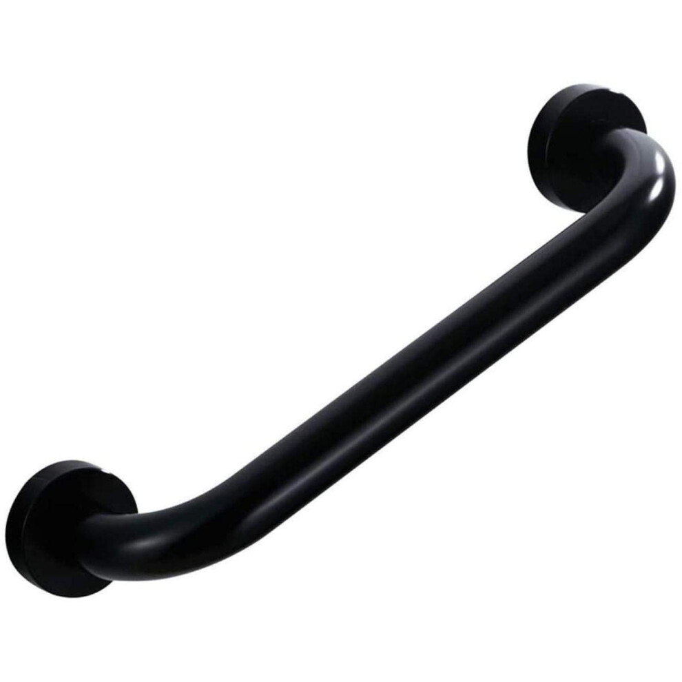 Black 40Cm Shower Grab Bar Nonslip Bathroom Safety Handrail For Elderly And Disabled