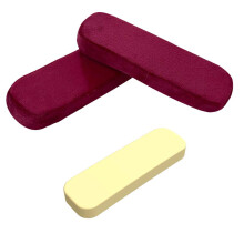 Wheelchair Armrest Pads PU Leather Cushion Replacement, Soft Comfort Universal Fit Easy Install