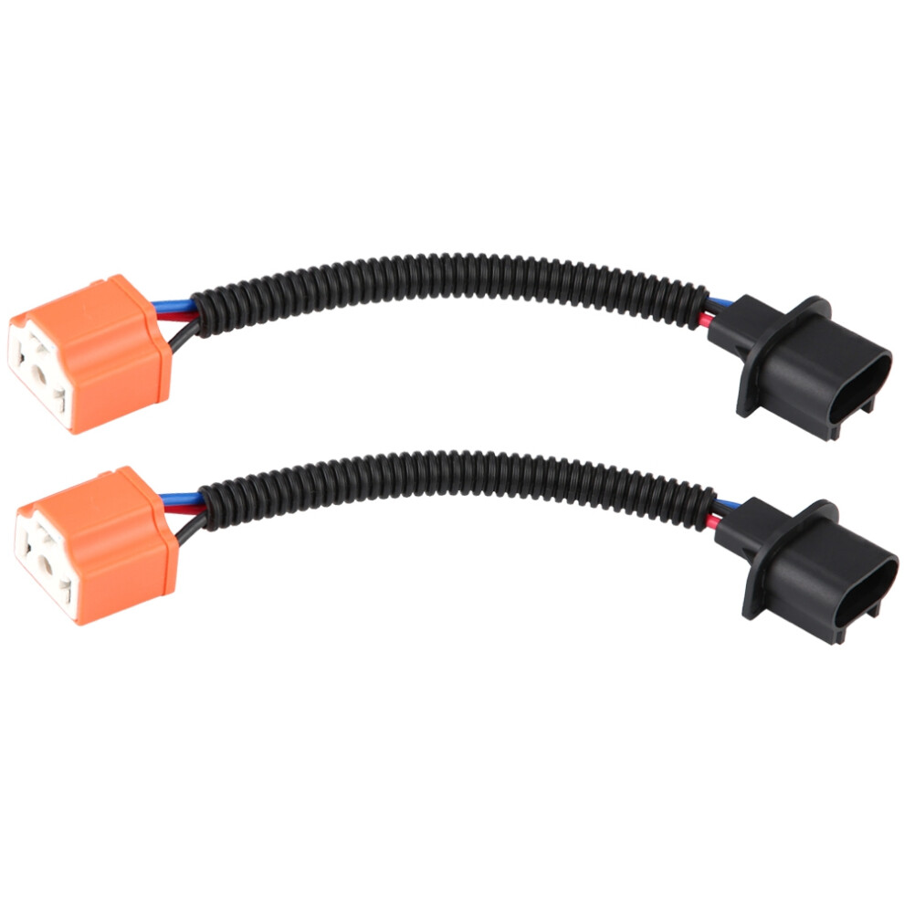 Head Conversion Cable 2Pcs H13 9008 To H4 9003 Adapter Female Led Light 8151393736853