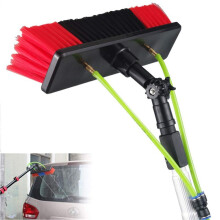 Telescopic Water Fed Window Cleaning Brush with 50cm Head for Solar Panels, Cars and Trucks