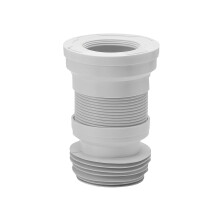 Nes Home Toilet WC Long Pan Connector 300mm - 640mm