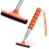 Car Mirror Squeegee with Retractable Telescopic Handle, Fast Fog Removal Windshield Cleaner Tool 1