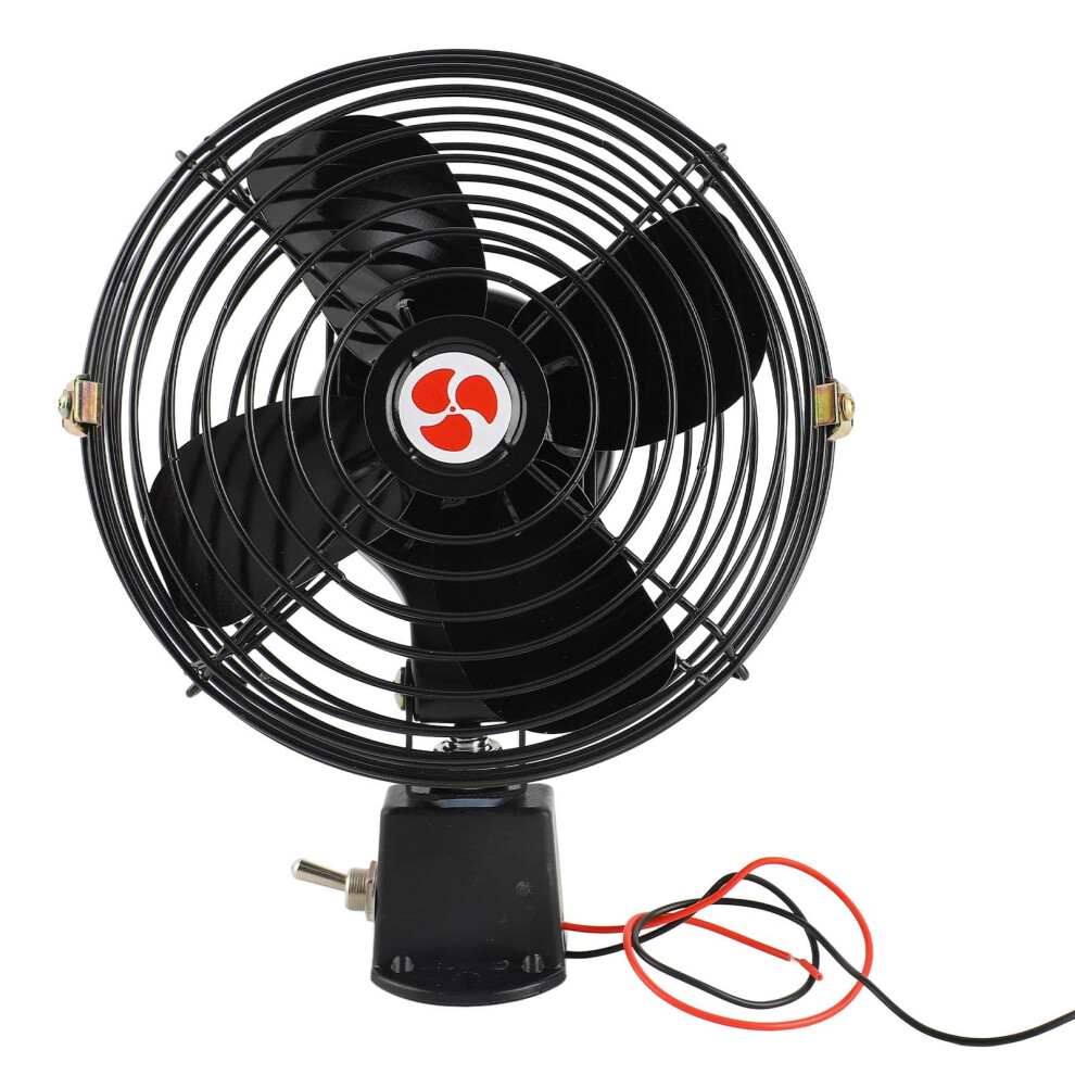 12V Car Cooling Fan 6In Low Noise Metal Rv Ventilation Fan For Truck Boat Camper Cabin 9351714579919