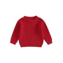 (2-3 Years, Red) Πλεκτό πουλόβερ για για φθινόπωρο-χειμώνα