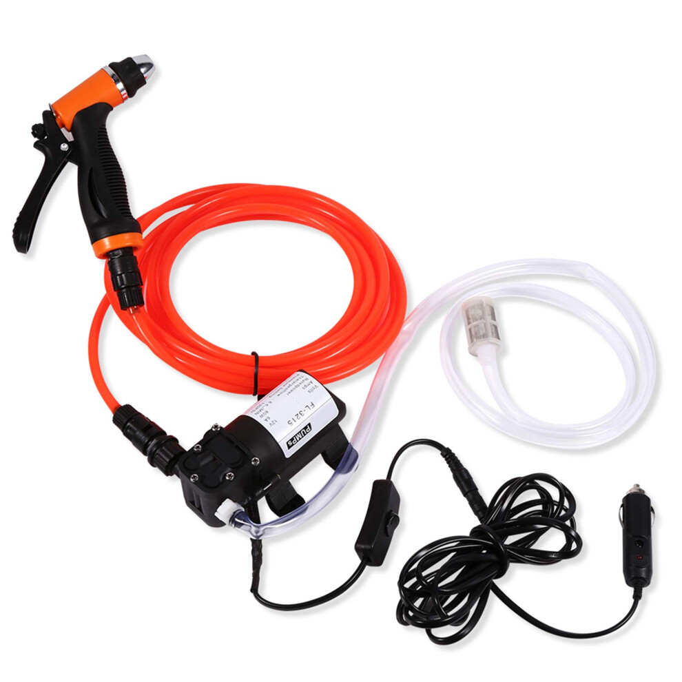 12V Portable Car Pressure Washer With Spray Gun, Pressure Electric Car Washing Kit For Vehicle Cleaning 9073542103233