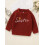 (6-9 Months, Red) Πουλόβερ για νήπια με ραβδώσεις 4
