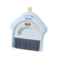 Compact Blue Broom and Dustpan Set for Home Cleaning, Quick Cleaning Design, Lightweight Durable Build