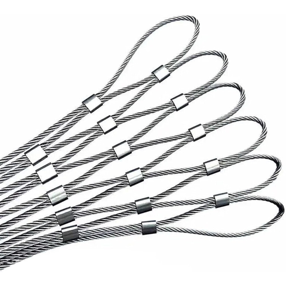 304 Stainless Steel Wire Mesh Safety Net, Flexible Impact Resistant Fallprevention Fence For Balcony, Zoo, Garden, Stair, Size 1X1m 9351714580328