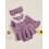 (6-9 Months, Purple) Dvoudílná sada pro roztomilé oblečení 5