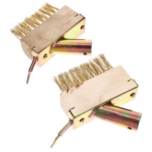 2pcs Steel Wire Brush for Patio Cleaning and Fast Moss Removal Heavy Duty Crevice Tool for Decks and Driveways