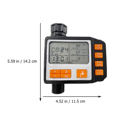 Digital Irrigation Timer Automatic Sprinkler Timer for Garden Lawn, Programmable Watering Control 1