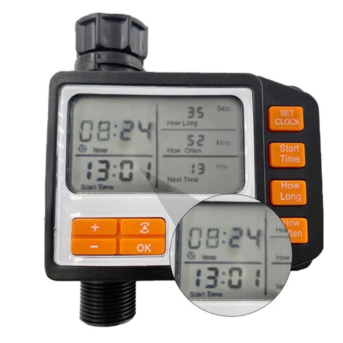 Digital Irrigation Timer Automatic Sprinkler Timer for Garden Lawn, Programmable Watering Control 2