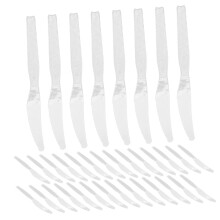 2 Sets Disposable Plastic Cutlery Set for Parties Catering Takeaway Hygienic Single Use