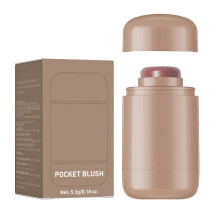 (5) 6 Colors Multifunctional Blush Stick for Cheeks Pocket Blush Highlight Blush Moisturizer Natural Blush Highlight Blush