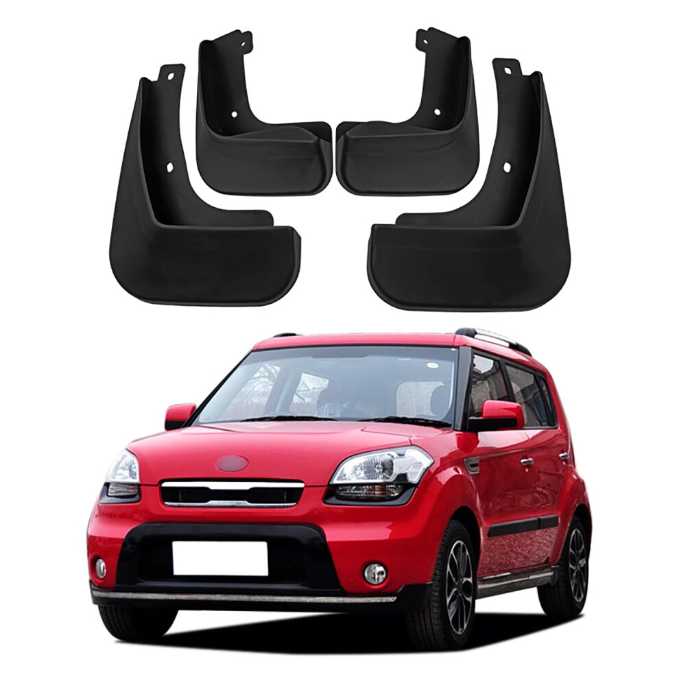 Car Mud Flaps For Kia Soul 20102013, Front And Rear Fender Splash Guards, Custom Fit Protection 9073542103912