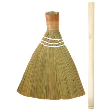 Handmade Wedding Jumping Broom 29.1in Rustic Decor with Removable Straw Head and Sturdy Wooden Handle