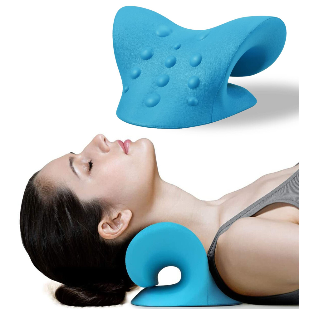 Neck and Shoulder Relaxer Cervical Traction Device for Pain Relief and Cervical Spine Alignment Pillow