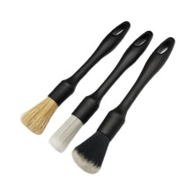 3PCS Super Soft Car Detailing Brush Set with Ergonomic Grip Handle for Auto Interior Dash Cleaning
