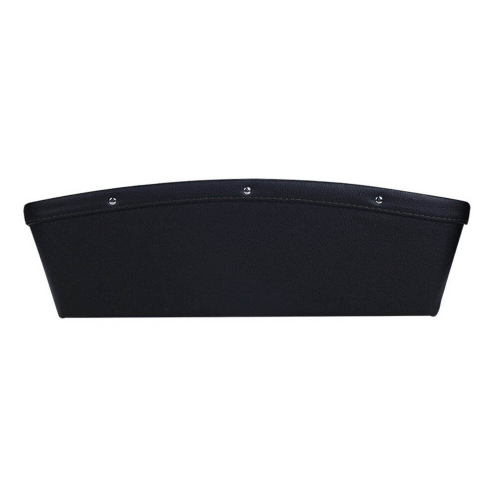 Pu Leather Car Seat Organizer With Extra Storage And Quick Access Pockets For Front And Back Seats Black 9073542104377