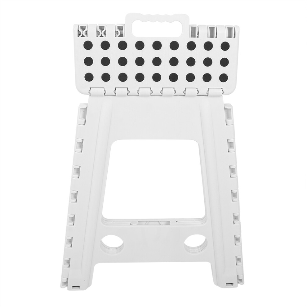 Portable Living Plastic Dots Folding Step Stool Anti Slip Foldable Adults Chair. 9321393738129