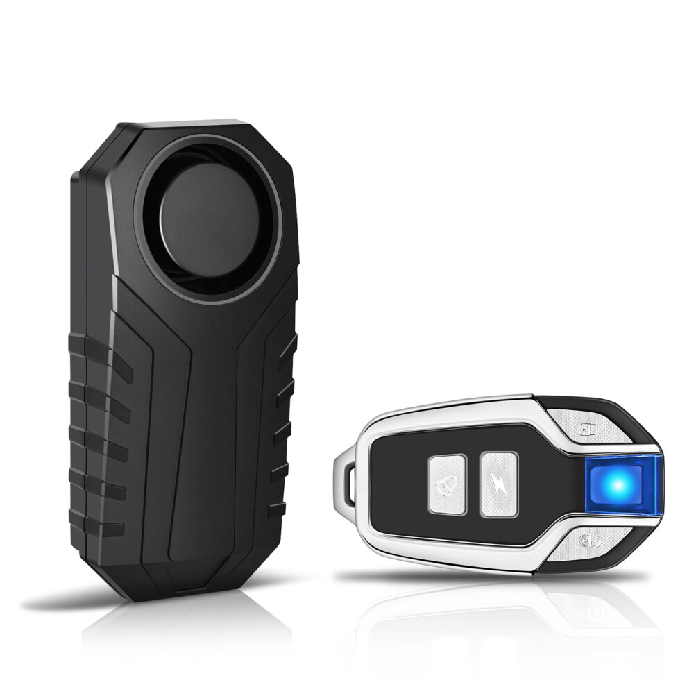 113Db Bike Alarm Anti Theft Bicycle Alarm With Remote, Ip65 Waterproof, 7Level Sensitivity, For Ebike Motorcycle 9330225435372
