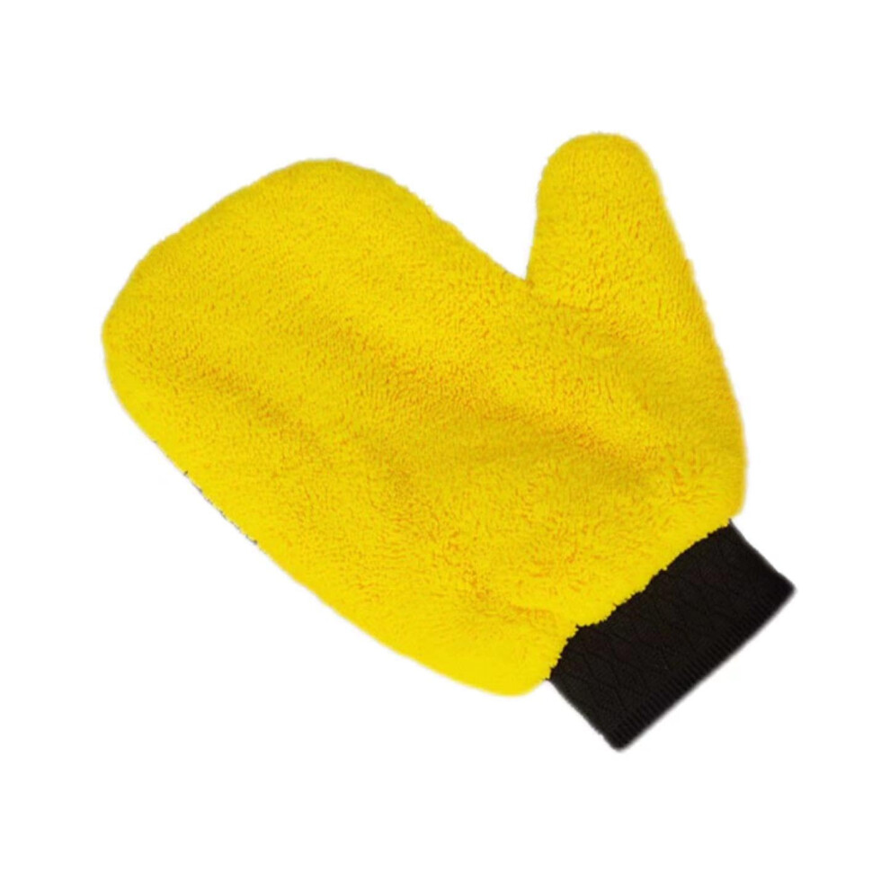 Microfiber Car Wash Mitt 2 Pack, Noscratch Cleaning Gloves For Interior And Exterior Car Detailing 9771547955788