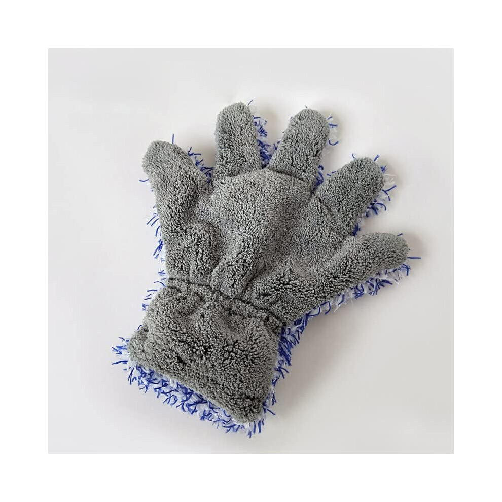 Chenille Microfiber Car Wash Mitt For Scratch Cleaning, Water Absorbency, 1Pc 9771547956280