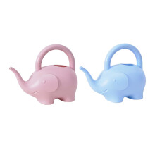 2pcs Elephant Watering Can Set for Indoor Plants and Flowers, Cute Adorable Design, Durable Lightweight EcoFriendly Plastic