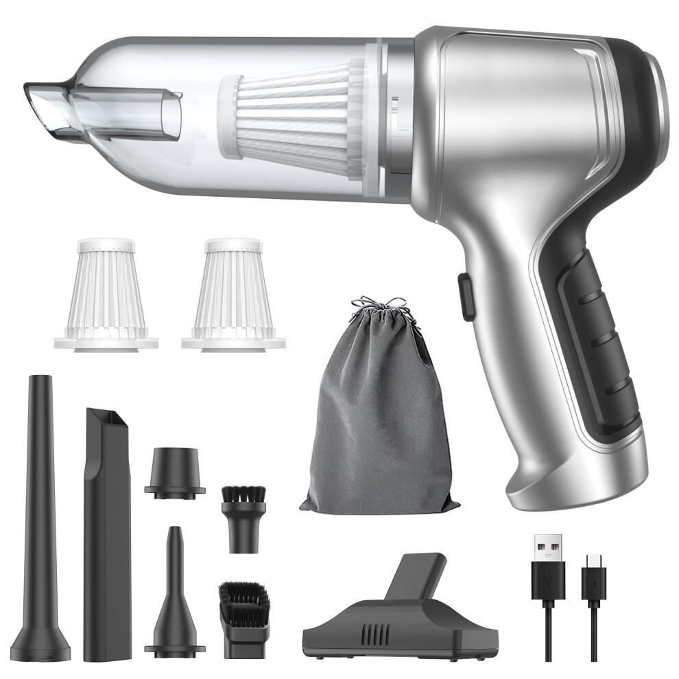 Car Vacuum Cleaner Cordless Handheld 12000Pa Super Suction 3 In 1 Rechargeable For Car And Home 9771547956068