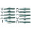 Major Brushes Lino Cutters Assorted No. 1-10 - Pack of 25 1
