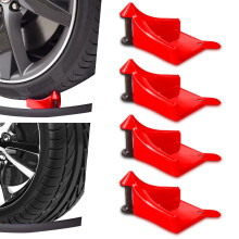 4PCS Car Hose Guide Red, AntiHose Pinching Car Wash Hose Holder for Tire Protection