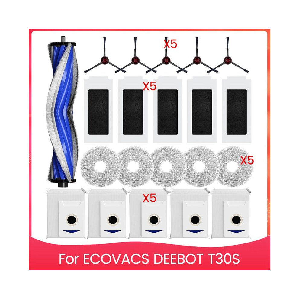 T30s Vacuum Accesories Kit For Deebot T30s Combo Robot Vacuum Replacement Parts Brush Filters 6031598822914