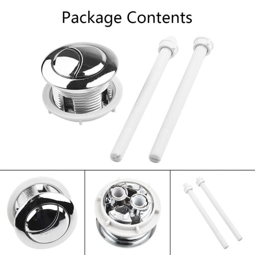 Dual Flush Toilet Push Button Replacement 48mm  Water Saving Universal Fit Durable Easy Install 1